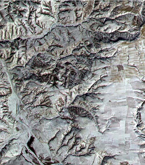 The Great Wall of China from Space